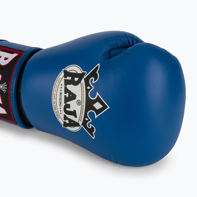 Mănuși de box RAJA BOXING Single Standard Genuine Leather blue 5