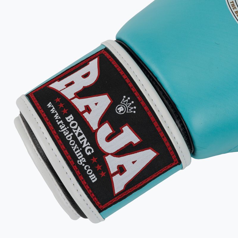 Mănuși de box RAJA BOXING Single Standard Genuine Leather light blue 6