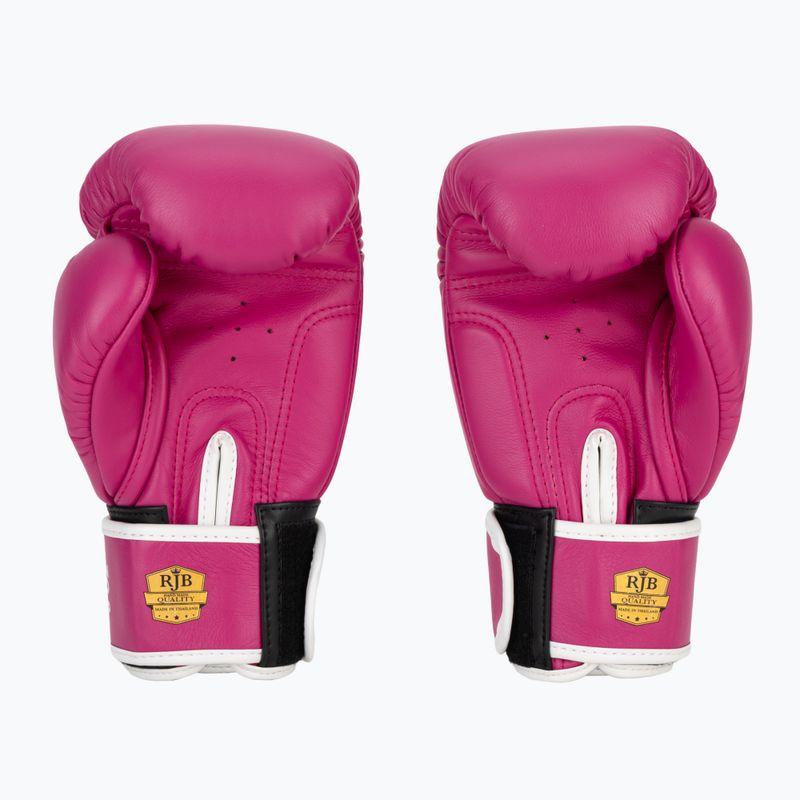 Mănuși de box RAJA BOXING Single Standard Genuine Leather pink 3