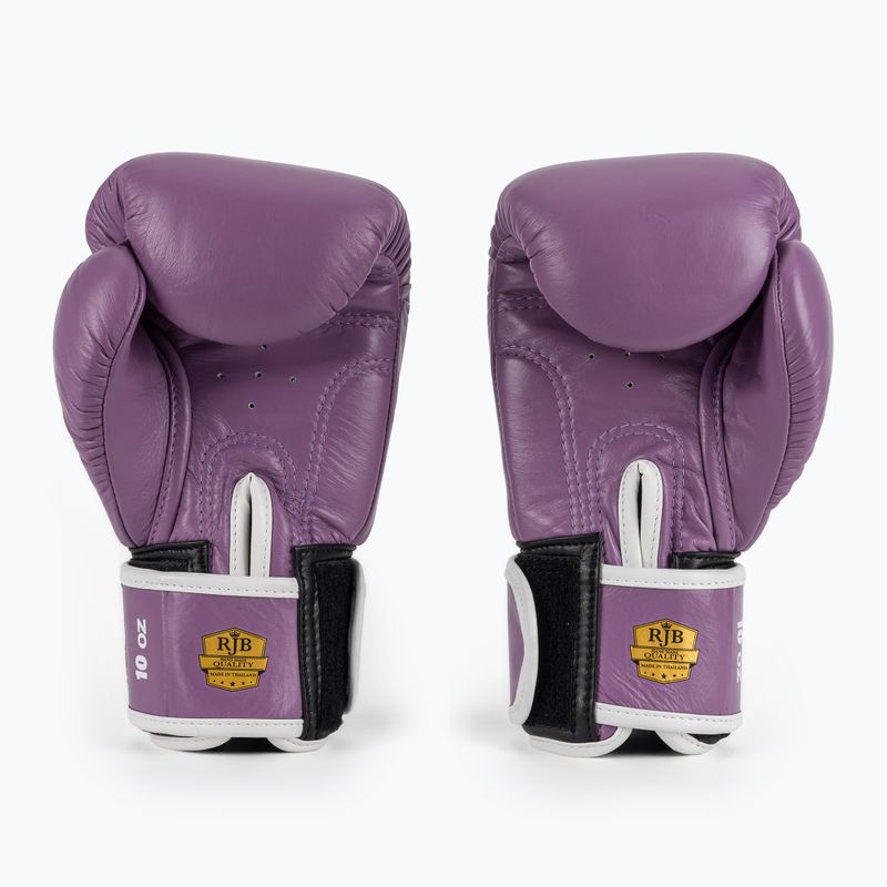 Mănuși de box RAJA BOXING Single Standard Genuine Leather purple 3