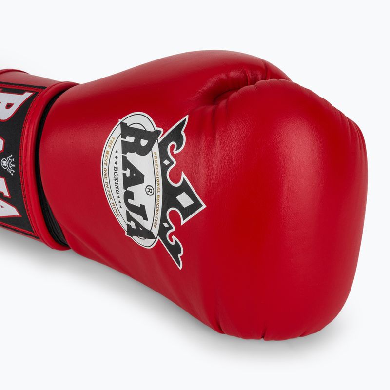 Mănuși de box RAJA BOXING Single Standard Genuine Leather red 5