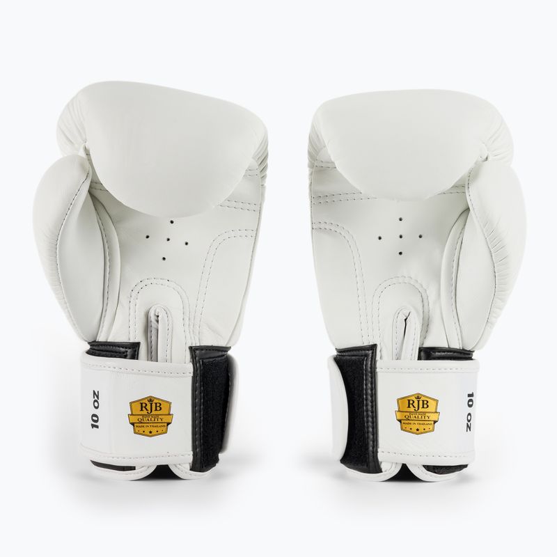 Mănuși de box RAJA BOXING Single Standard Genuine Leather white 3