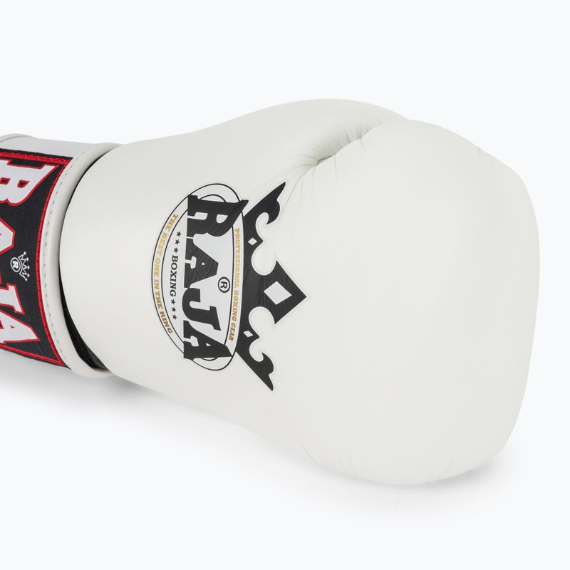 Mănuși de box RAJA BOXING Single Standard Genuine Leather white 5