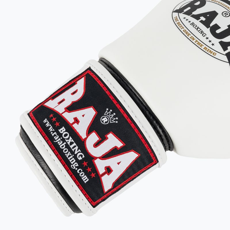 Mănuși de box RAJA BOXING Single Standard Genuine Leather white 6