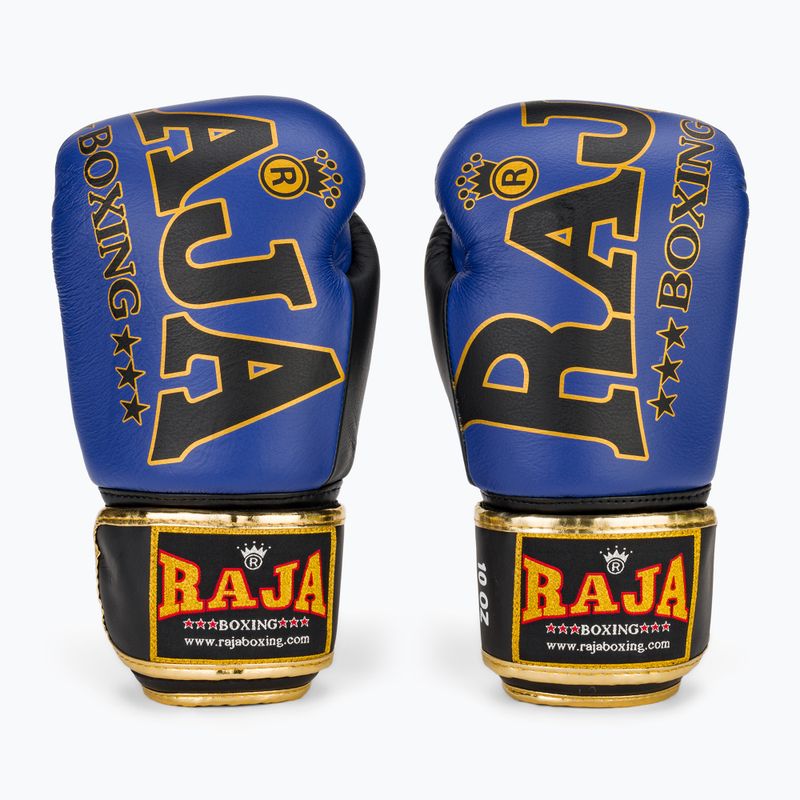 Mănuși de box RAJA BOXING Origin Standard Genuine Leather blue 2