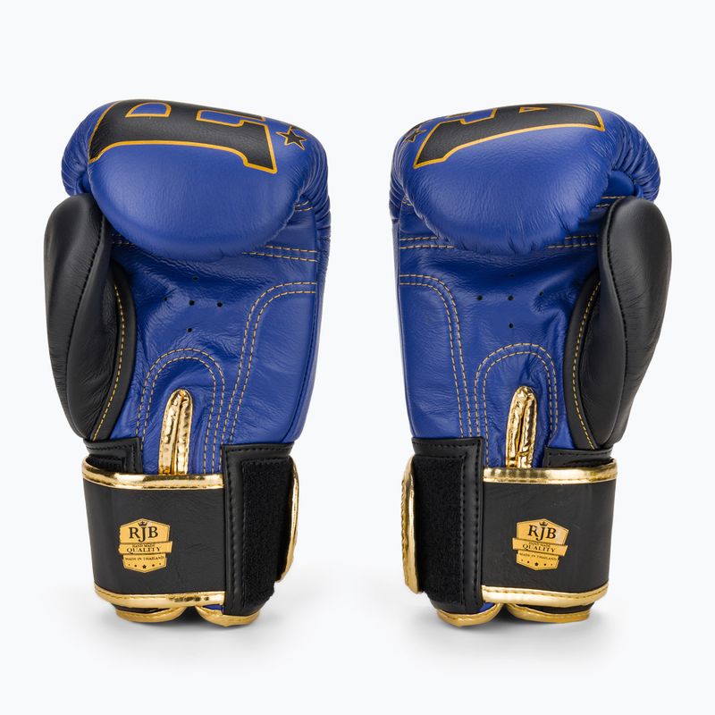 Mănuși de box RAJA BOXING Origin Standard Genuine Leather blue 3