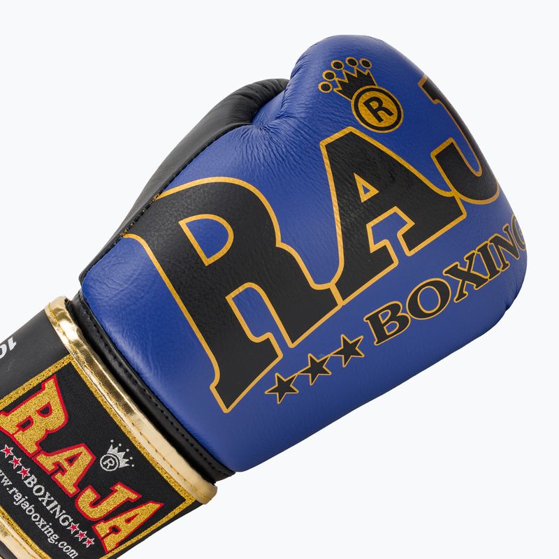 Mănuși de box RAJA BOXING Origin Standard Genuine Leather blue 5
