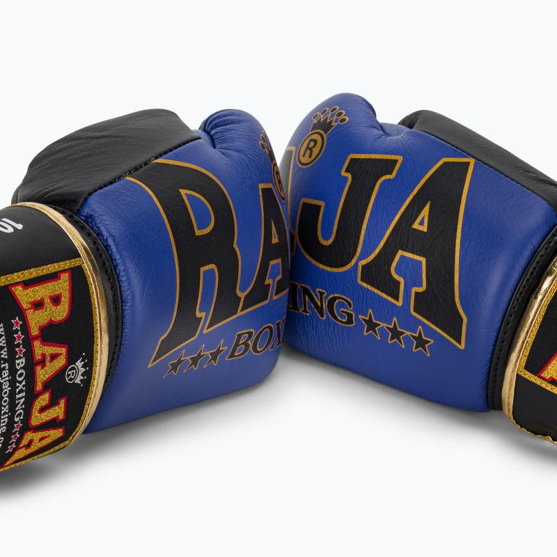 Mănuși de box RAJA BOXING Origin Standard Genuine Leather blue 7