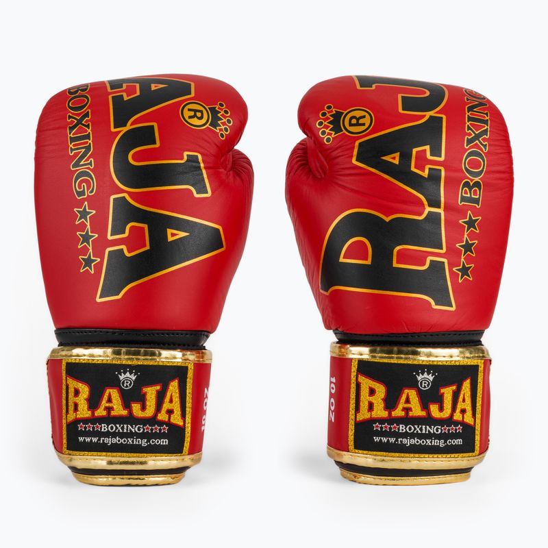 Mănuși de box RAJA BOXING Origin Standard Genuine Leather red 2