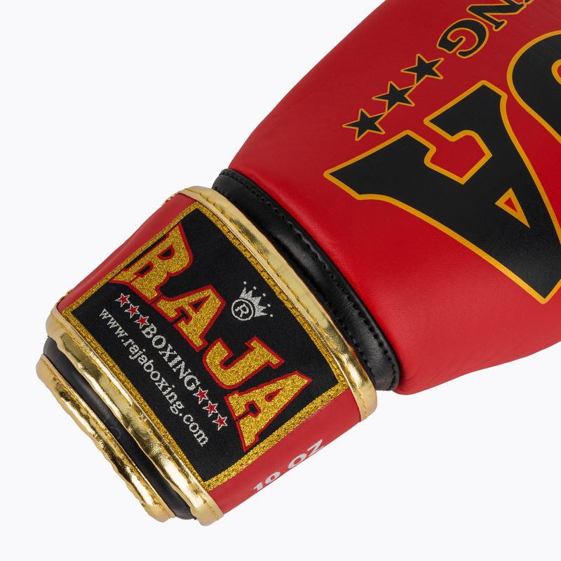 Mănuși de box RAJA BOXING Origin Standard Genuine Leather red 6