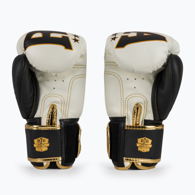 Mănuși de box RAJA BOXING Origin Standard Genuine Leather white 3