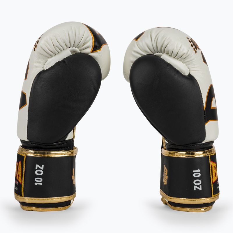 Mănuși de box RAJA BOXING Origin Standard Genuine Leather white 4