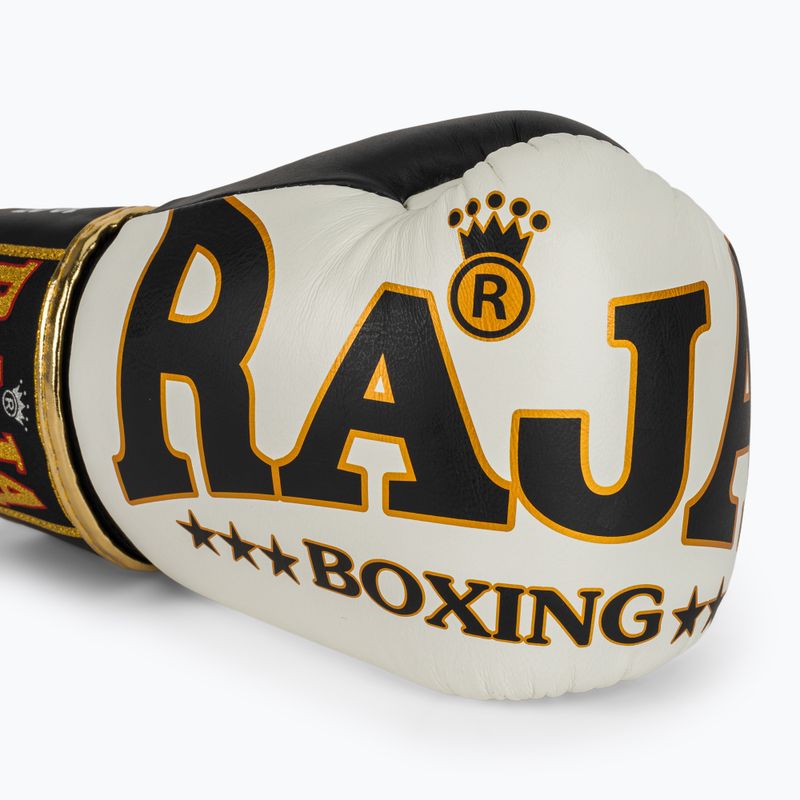 Mănuși de box RAJA BOXING Origin Standard Genuine Leather white 5