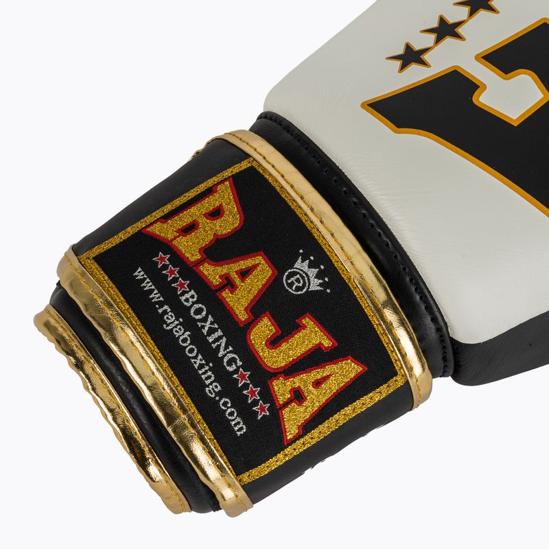 Mănuși de box RAJA BOXING Origin Standard Genuine Leather white 6