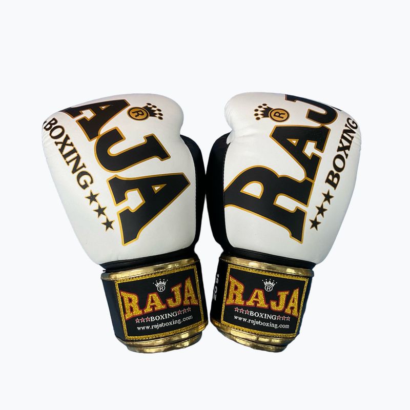 Mănuși de box RAJA BOXING Origin Standard Genuine Leather white