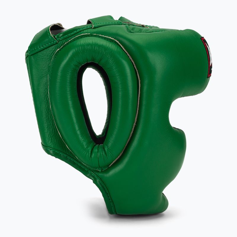 Cască de box  RAJA BOXING Genuine Leather green 2