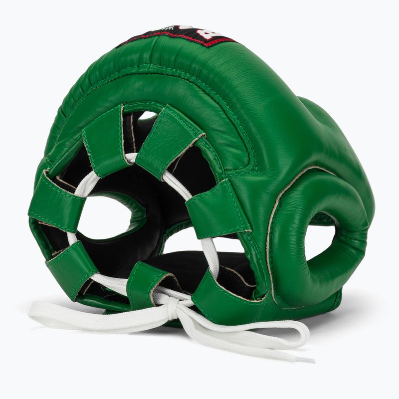 Cască de box  RAJA BOXING Genuine Leather green 6