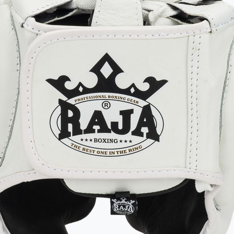 Cască de box RAJA BOXING Genuine Leather white 5