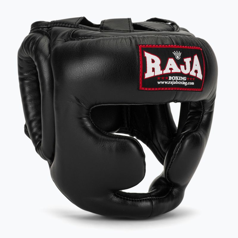 Cască de box RAJA BOXING Semi Leather black