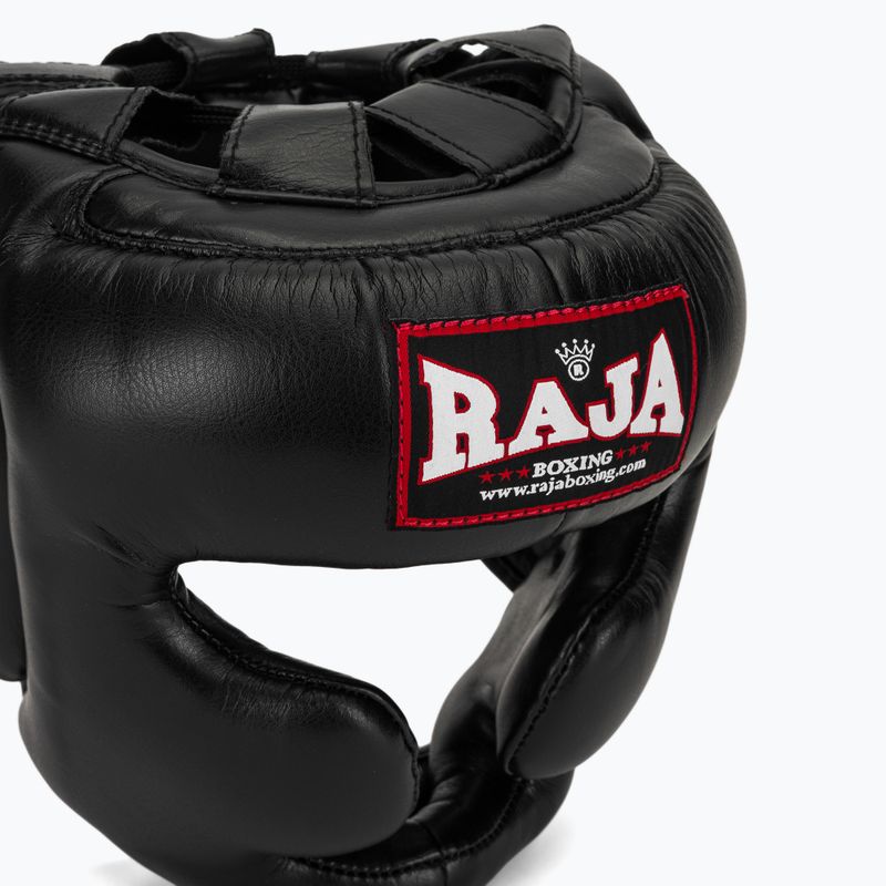 Cască de box RAJA BOXING Semi Leather black 4