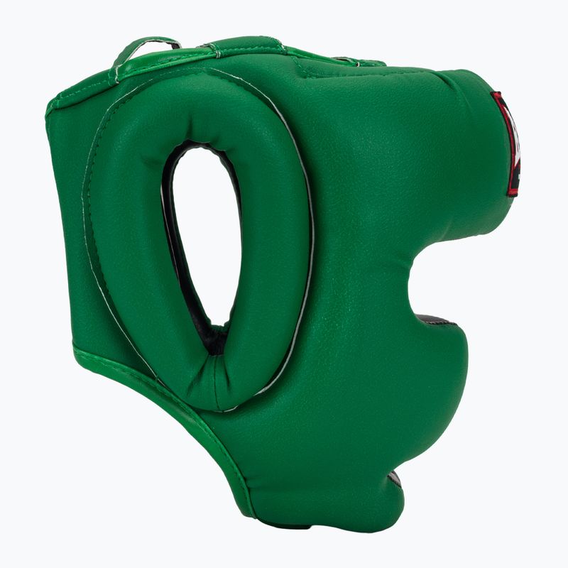 Cască de box  RAJA BOXING Semi Leather green 2