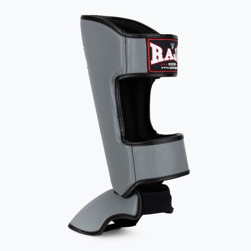 Apărători pentru tibie RAJA BOXING Lightweight Shin Guards Semi Leather grey 3