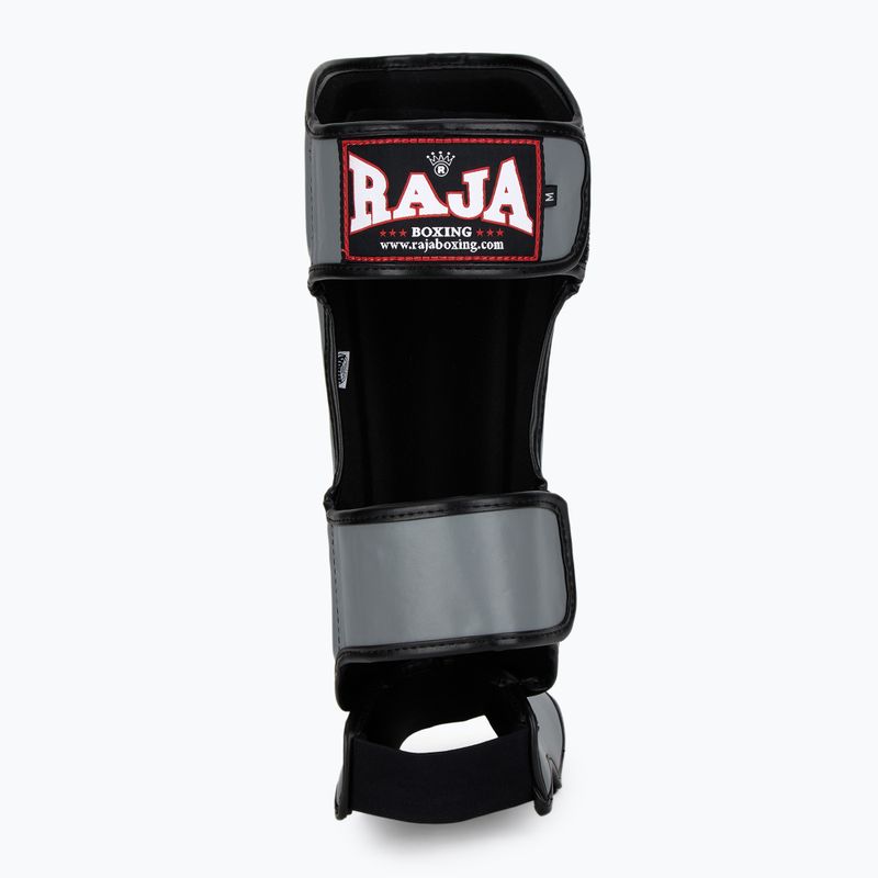 Apărători pentru tibie RAJA BOXING Lightweight Shin Guards Semi Leather grey 5