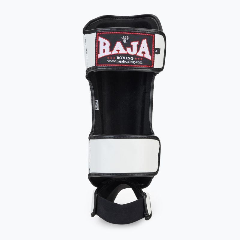 Apărători pentru tibie RAJA BOXING Lightweight Shin Guards Semi Leather white 5