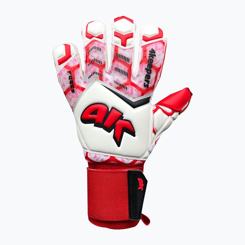 Mănuși de portar 4keepers Force V 4.20 HB alb-roșii 4KEEPERS-4342 5