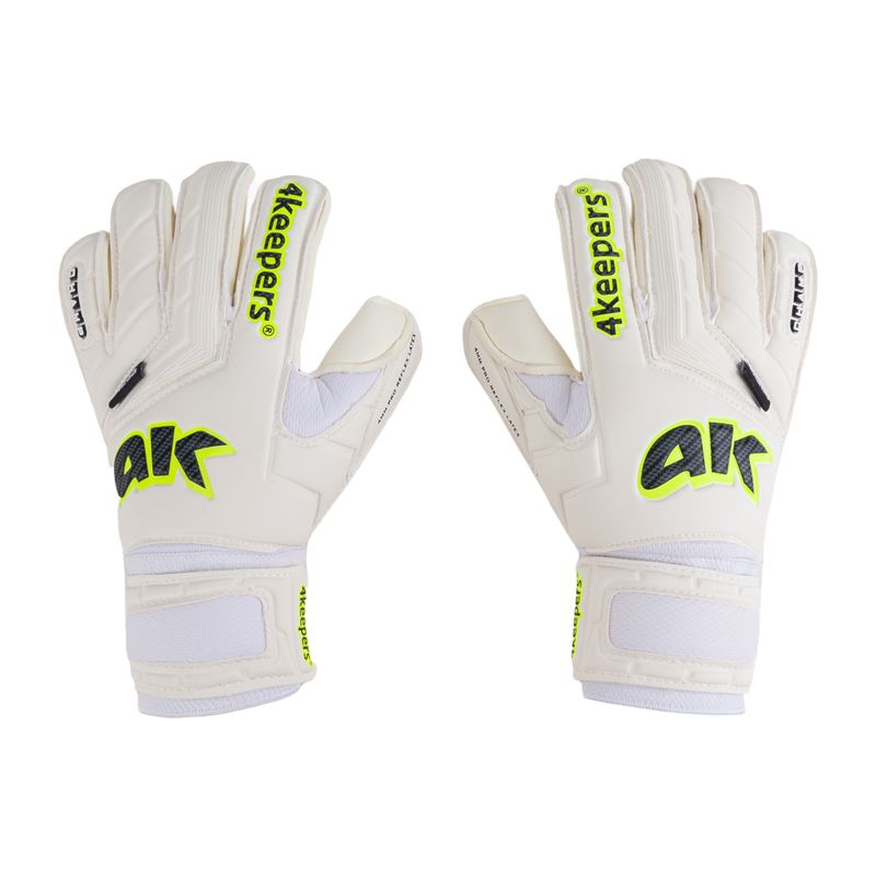 Mănuși de portar pentru copii 4keepers Champ Carbo V RF albe