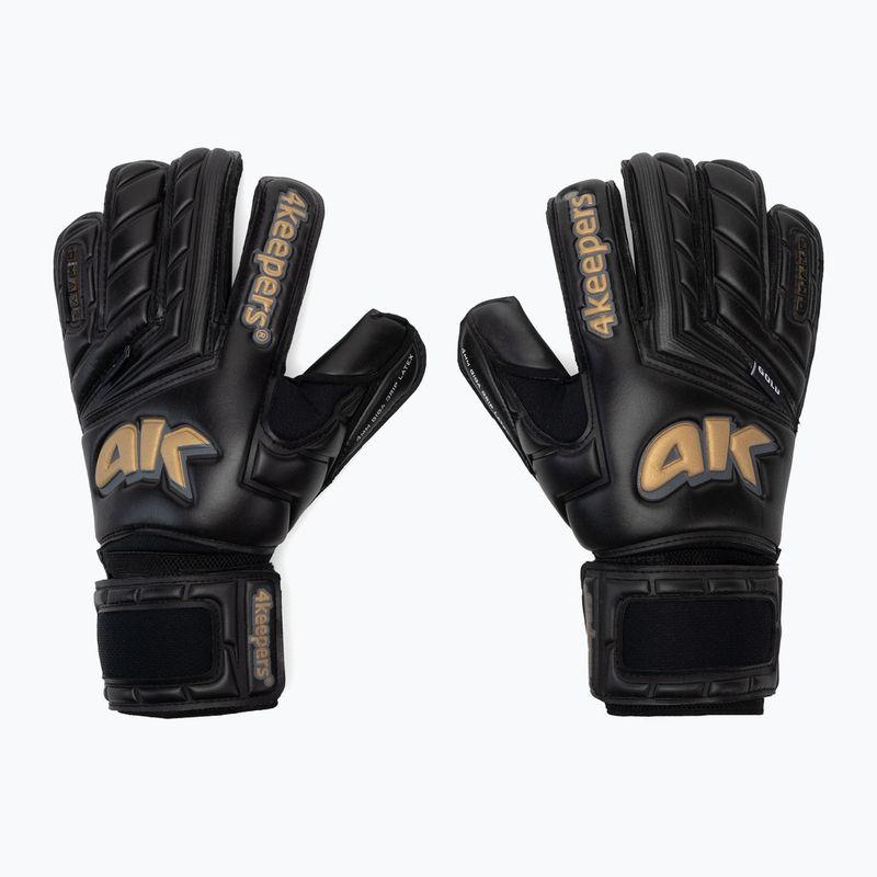 Mănuși de portar 4keepers Champ Gold Black V Rf negre