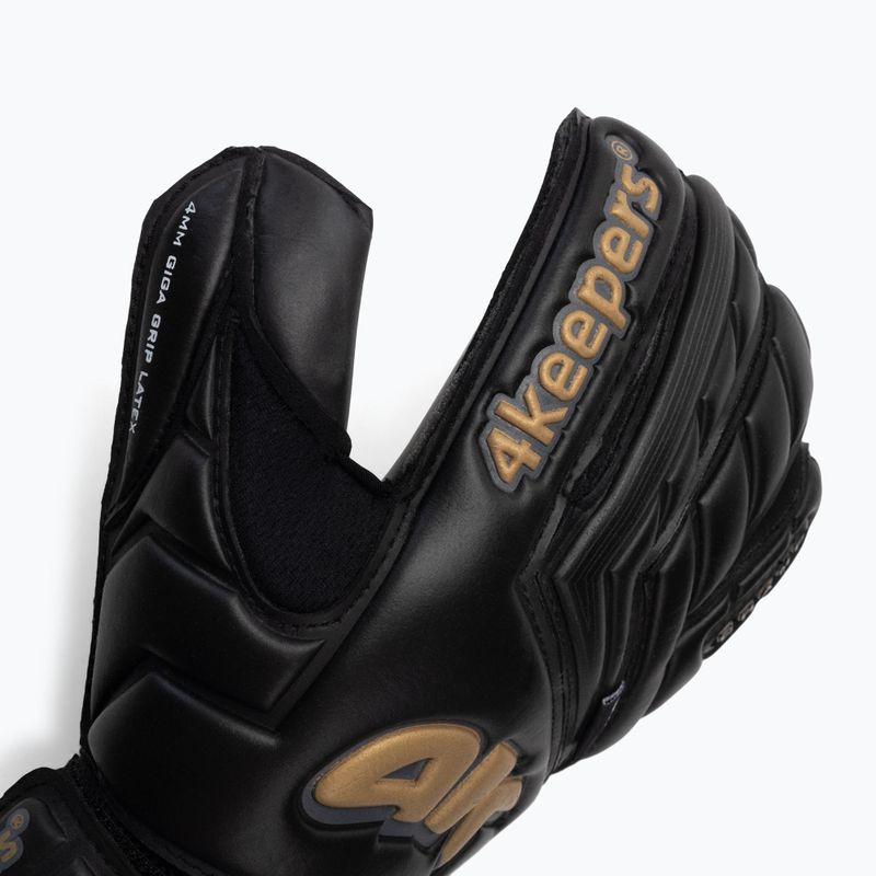 Mănuși de portar 4keepers Champ Gold Black V Rf negre 3