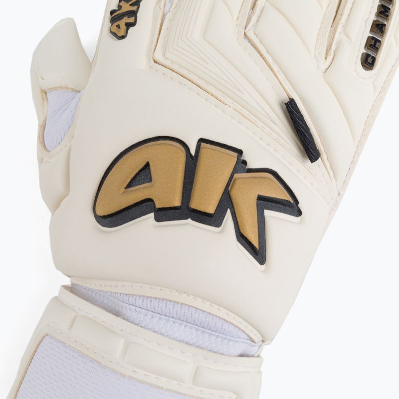 Mănuși de portar 4keepers Champ Gold V Rf alb-galbene 3