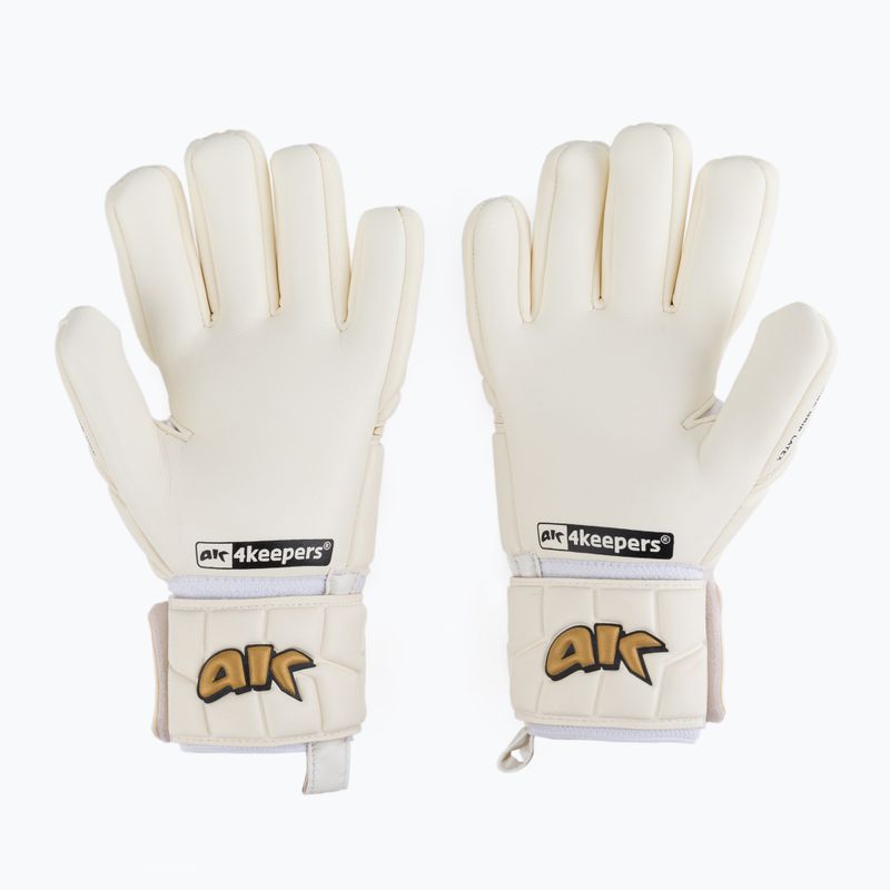 Mănuși de portar 4keepers Champ Gold V Nc alb-galbene 2