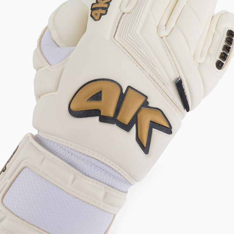 Mănuși de portar 4keepers Champ Gold V Nc alb-galbene 3
