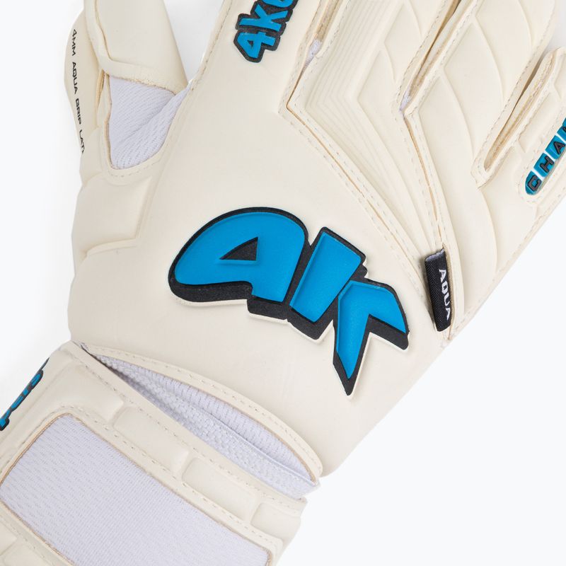 Mănuși de portar 4keepers Champ Aqua V Nc alb-albastre 3