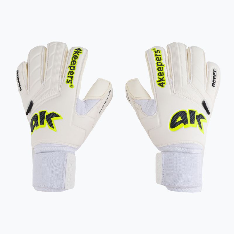 Mănuși de portar 4keepers Champ Carbo V RF Strap albe