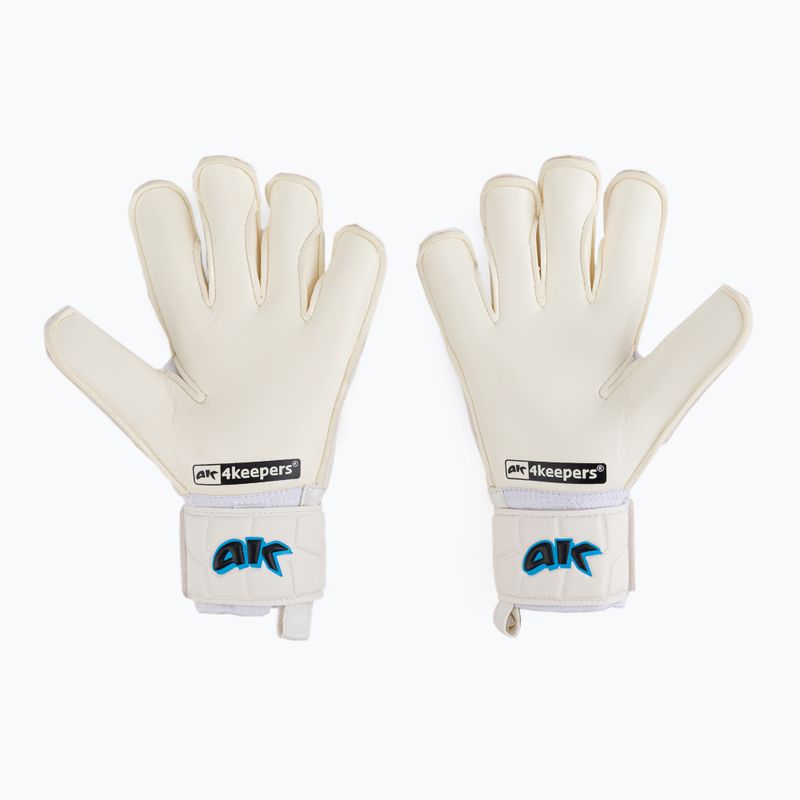 Mănuși de portar pentru copii 4keepers Champ Aq Contact V Hb alb-albastre 2