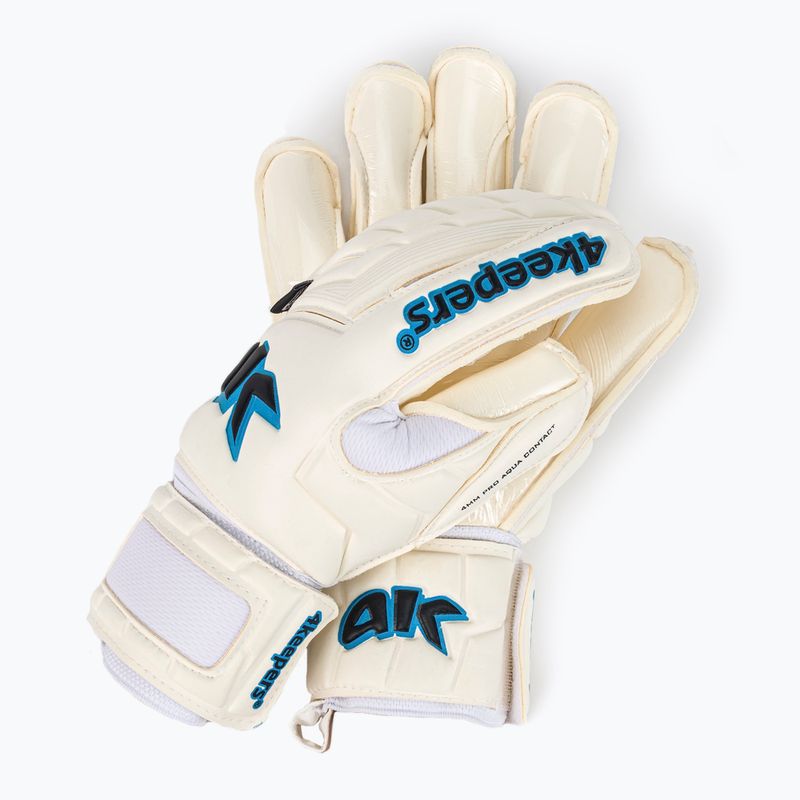 Mănuși de portar 4keepers Champ AQ Contact V HB alb-albastre 7343 2