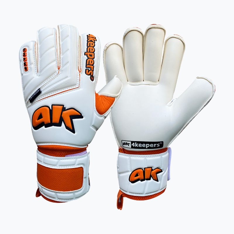 Mănuși de portar 4keepers Champ Training V Rf alb-portocalii 6