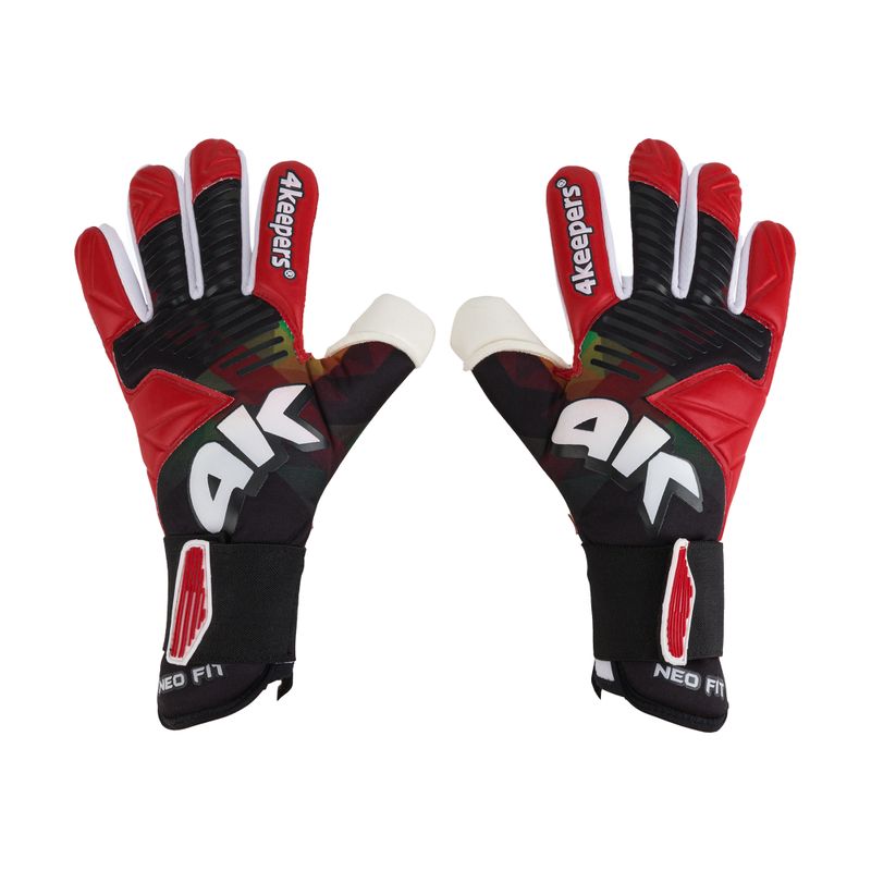 Mănuși de portar 4keepers Neo Drago Nc negru-roșii