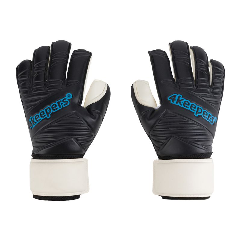 Mănuși de portar pentru copii 4keepers Retro IV RF negru-albe 4KRIVBRFJR