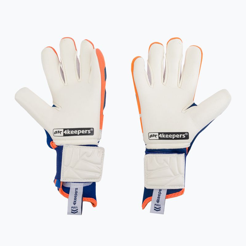 Mănuși de portar pentru copii 4Keepers Equip Puesta Nc Jr albastru-portocalii EQUIPPUNCJR 2