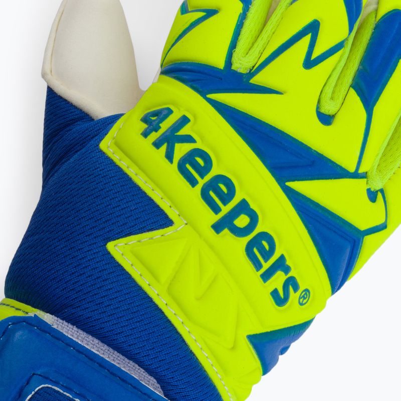Mănuși de portar pentru copii 4Keepers Equip Breeze Nc Jr albastru-verzi EQUIPBRNCJR 3