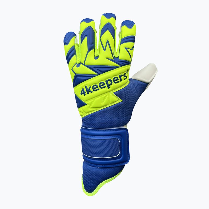 Mănuși de portar pentru copii 4Keepers Equip Breeze Nc Jr albastru-verzi EQUIPBRNCJR 4