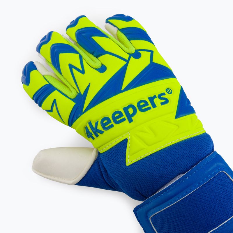 Mănuși de portar 4Keepers Equip Breeze Nc albastru-verzi EQUIPBRNC 3