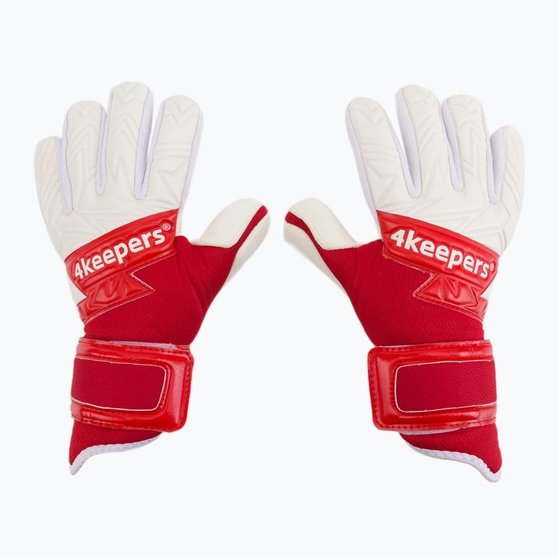 Mănuși de portar pentru copii 4Keepers Equip Poland Nc Jr alb-roșii EQUIPPONCJR