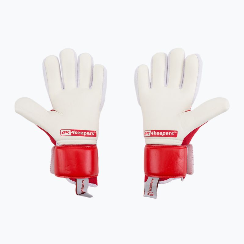Mănuși de portar pentru copii 4Keepers Equip Poland Nc Jr alb-roșii EQUIPPONCJR 2