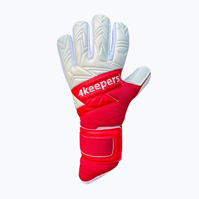 Mănuși de portar pentru copii 4Keepers Equip Poland Nc Jr alb-roșii EQUIPPONCJR 4