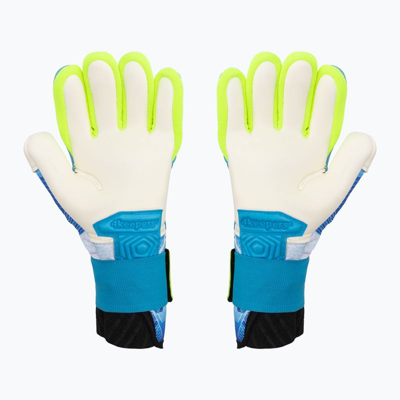 Mănuși de portar pentru copii 4Keepers Neo Liga Nc Jr albastru 2